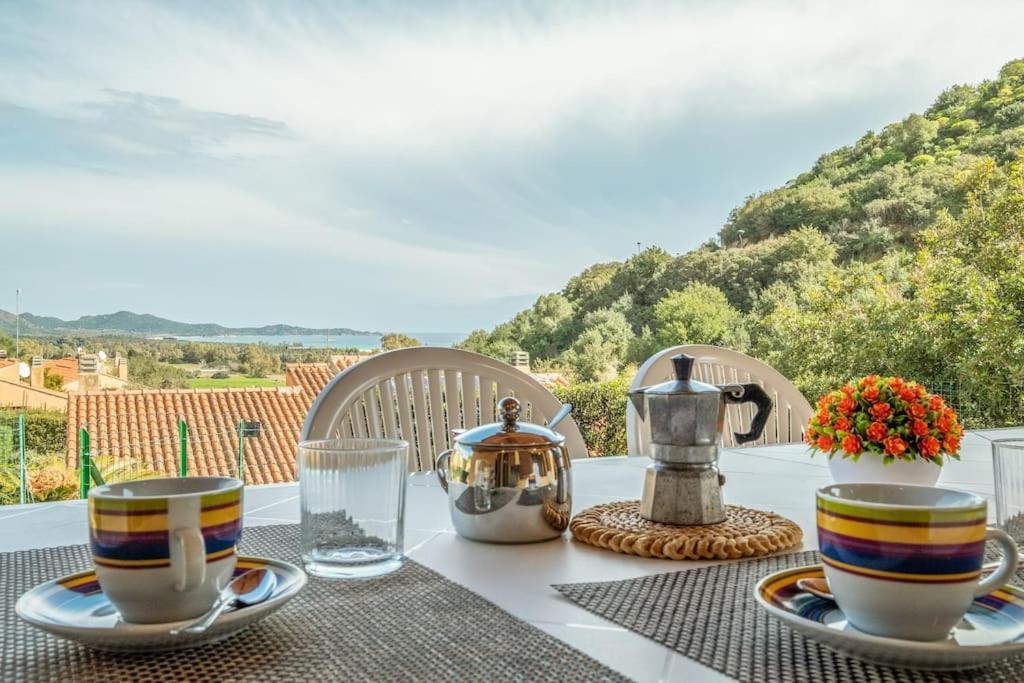 Sea View- 5 Minutes From The Beach Garden, Wi-Fi, Bbq Costa Rei Exteriör bild