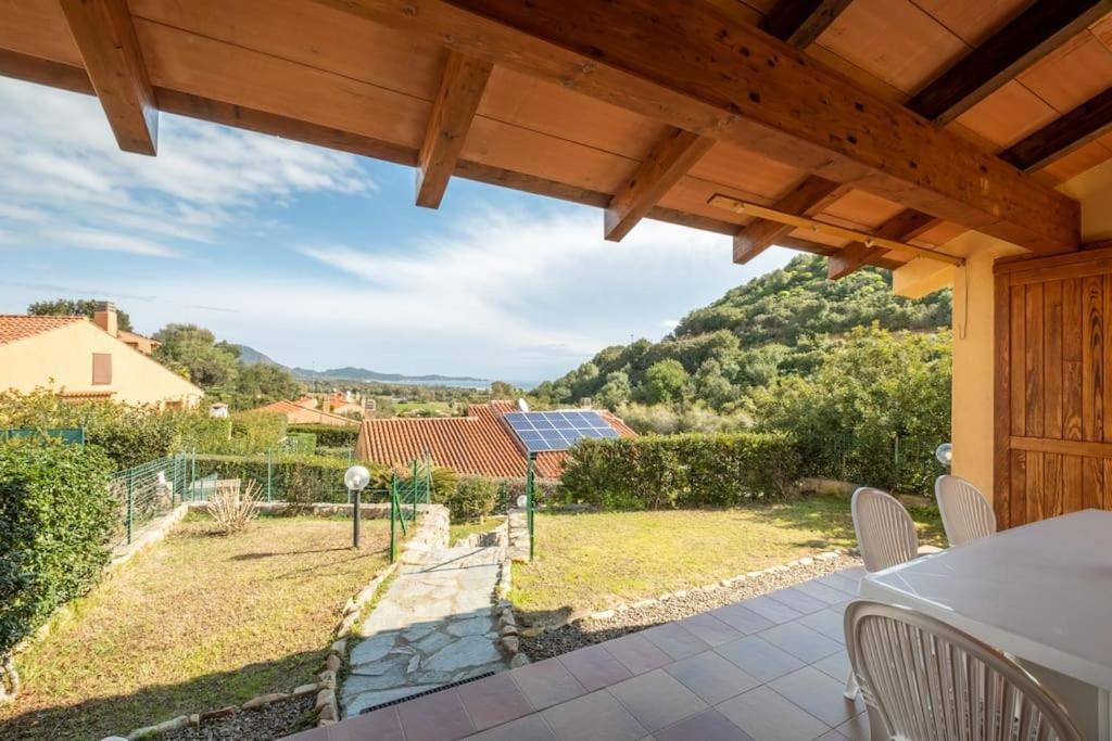 Sea View- 5 Minutes From The Beach Garden, Wi-Fi, Bbq Costa Rei Exteriör bild